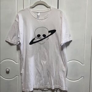 American Apparel Graphic Tee shirt White size L